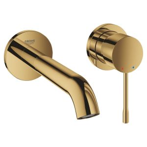 Смеситель для раковины на два отверстия GROHE Essence, размер M, холодный рассвет глянец (29192GL1)