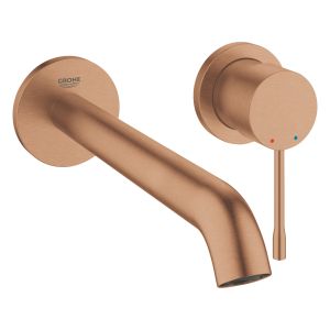 Смеситель для раковины на два отверстия GROHE Essence, размер L, теплый закат матовый (29193DL1)