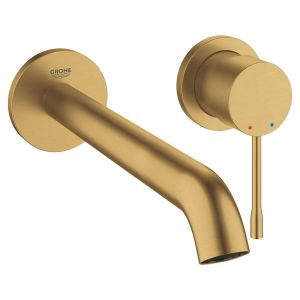 Смеситель для раковины на два отверстия GROHE Essence, размер L, холодный рассвет матовый (29193GN1)