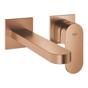 Смеситель для раковины GROHE Plus на два отверстия размер L, теплый закат матовый (29306DL4)