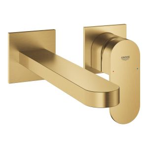 Смеситель для раковины GROHE Plus на два отверстия размер L, холодный рассвет матовый (29306GN4)