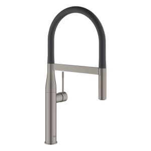 Смеситель для кухни GROHE Essence New с профессиональной лейкой, темный графит матовый (30294AL0)