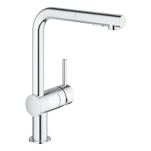 Смеситель однорычажный для мойки GROHE Vento, хром (30437000)