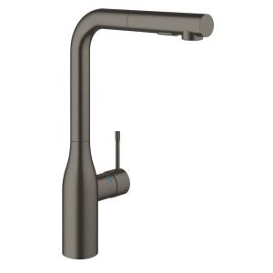 Смеситель однорычажный для мойки GROHE Essence, темный графит матовый (30504AL0)