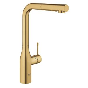 Смеситель однорычажный для мойки GROHE Essence, DN 15, холодный рассвет матовый (30504GN0)