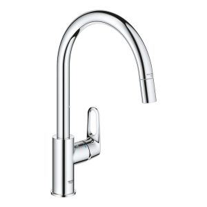 Смеситель для кухни GROHE BauFlow однорычажный, хром (30549000)