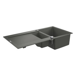 Мойка GROHE K500 с 1,5 чашей, 1000 x 500 мм, серый гранит (31646AT0)