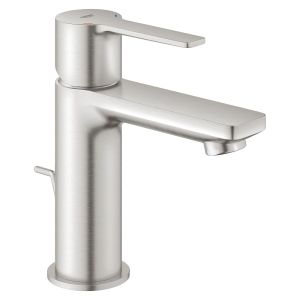 Смеситель для раковины GROHE Lineare New с донным клапаном, суперсталь (32109DC1)