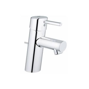 Смеситель для раковины GROHE Concetto с донным клапаном, низкий излив, хром (32204001)
