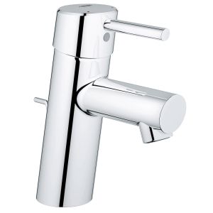 Смеситель для раковины GROHE Concetto с донным клапаном и ограничением расхода воды, хром (3220410E)