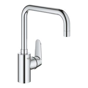 Смеситель для кухни GROHE Eurodisc Cosmopolitan, высокий излив, хром (32259003)