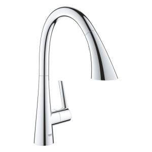 Смеситель для кухни GROHE Zedra однорычажный, с выдвижной лейкой, хром (32294002)