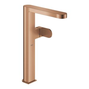 Смеситель однорычажный GROHE Plus для раковины, DN 15, размер XL, теплый закат матовый (32618DL4)