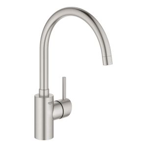 Смеситель для кухни GROHE Concetto New с высоким изливом, суперсталь (32661DC3)