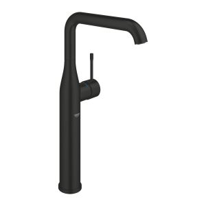 Смеситель однорычажный для раковины GROHE Essence, размер XL, 1/2″, матовый черный (329012431)