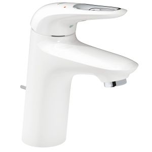 Смеситель для раковины GROHE Eurostyle new с донным клапаном, белая луна (33558LS3-L)