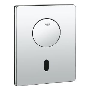 Инфракрасная панель смыва для унитаза GROHE Tectron Skate с дополнительным механическим смывом, хром (37419000)