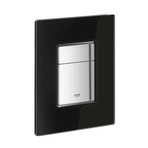 Панель смыва для унитаза GROHE Skate Cosmopolitan Glass (3 режима смыва), черный бархат (38845KS0)