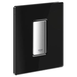 Панель смыва для писсуара GROHE Skate Cosmopolitan Glass (1 режим смыва), хром/черный бархат (38846KS0)