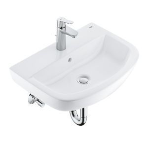 Набор для ванной GROHE Bau Ceramic: раковина, смеситель StartEdge и сифон (39471000)