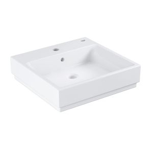 Раковина GROHE Cube Ceramic, накладная 50 см, альпин-белый (3947800H)