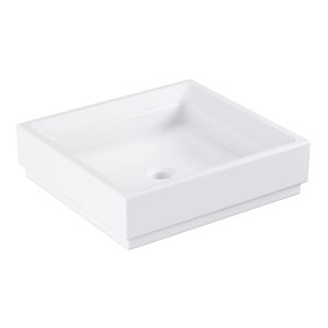 Раковина GROHE Cube Ceramic свободностоящая, без перелива, 50 см, альпин-белый (3948100H)