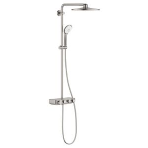 Душевая система настенного монтажа GROHE Euphoria SmartControl System 310 с термостатом, суперсталь (26507DC0)