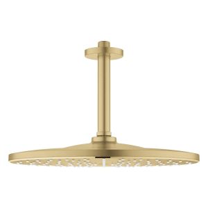 Верхний душ GROHE Rainshower Mono с душевым кронштейном 142 мм, 1 режим струи, холодный рассвет, матовый (26560GN0)