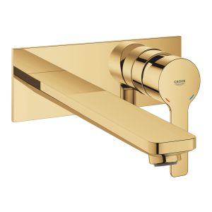 Смеситель для раковины на два отверстия GROHE Lineare, размер L,  холодный рассвет, глянец (23444GL1)