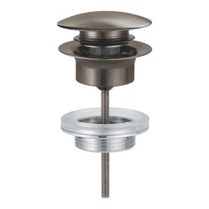  Сливной нажимной гарнитур GROHE, сатиновый графит (65807MG0)