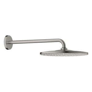 Верхний душ GROHE Rainshower Mono с душевым кронштейном, сатиновая сталь (26558MS0)