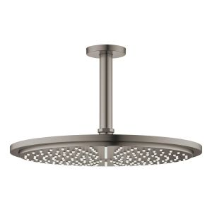 Верхний душ GROHE Rainshower Cosmopolitan с потолочным душевым кронштейном, сатиновый графит (100739MG00)