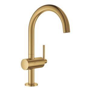 Смеситель однорычажный GROHE Atrio для раковины, DN 15 размер L, холодный рассвет, матовый (24362GN0)