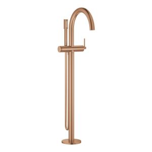 Смеситель однорычажный GROHE Atrio для ванны, напольный монтаж, теплый закат, матовый (24368DL0)