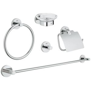 Набор аксессуаров GROHE Essentials (5 предметов), хром (40344001)