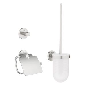 Набор аксессуаров GROHE Essentials (3 предмета), суперсталь (40407DC1)