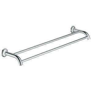Двойной держатель для полотенца GROHE Essentials Authentic, хром (40654001)