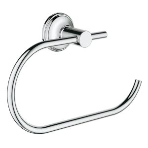 Держатель туалетной бумаги GROHE Essentials Authentic, без крышки, хром (40657001)
