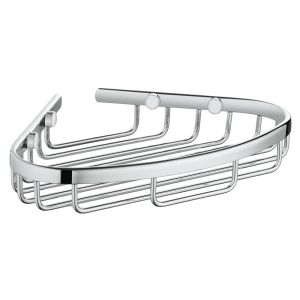 Полочка-решетка GROHE BauCosmopolitan, 200 мм, угловая, хром (40664001)