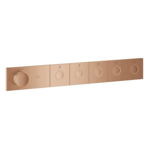 Термостат скрытого монтажа GROHE Grohtherm Aqua Tiles на 5 выходов, теплый закат, матовый (106868DL00)
