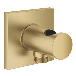 Настенный металлический держатель ручного душа GROHE Rainshower Aqua с подключением для душевого шланга, холодный рассвет, матовый (107059GN00)