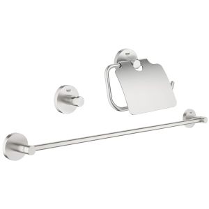Набор аксессуаров GROHE Essentials (3 предмета), суперсталь (40775DC1)