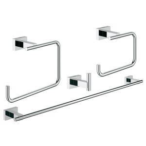 Набор аксессуаров GROHE Essentials Cube (4 предмета), хром (40778001)
