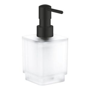 Дозатор для жидкого мыла GROHE Selection Cube, матовый черный (408052430)