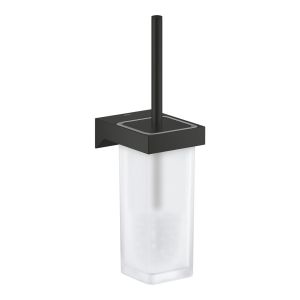 Tуалетный ёршик с держателем GROHE Selection Cube, матовый черный (408572430)