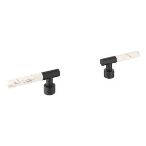 Рукоятки-стики GROHE Atrio Private Collection из кварцевого камня White Attica Caesarstone, черный (48458KF0)
