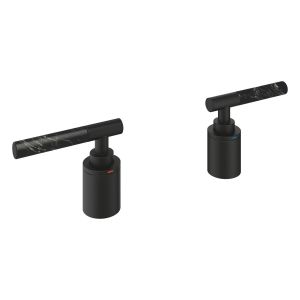 Рукоятки-стики GROHE Atrio Private Collection из кварцевого камня Vanilla Noir Caesarstone, черный (48465KF0)