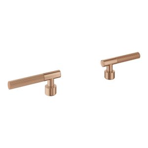 Рукоятки-стики для смесителя GROHE Atrio Private Collection, рифленые, теплый закат, матовый (48646DL0)