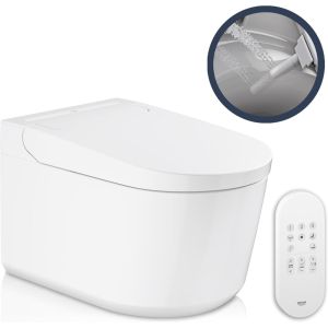 Подвесной унитаз-биде GROHE Sensia Shower WC (система для скрытого монтажа бачков, настенное крепление), альпин-белый (36507SH0)