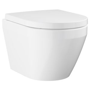 Унитаз GROHE Euro Ceramic подвесной, компакт и сиденье, альпин-белый (102509SH00)